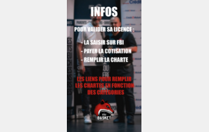  CHARTES JOUEURS / COACH 