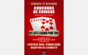 Concours de coinche de l'ESJ